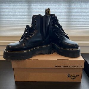 DR MARTENS Jadon Boot Smooth Leather Platforms